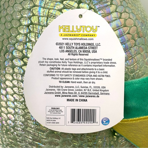 Squishmallows Marty the Dragon 16" Plush - Picture 10 of 11